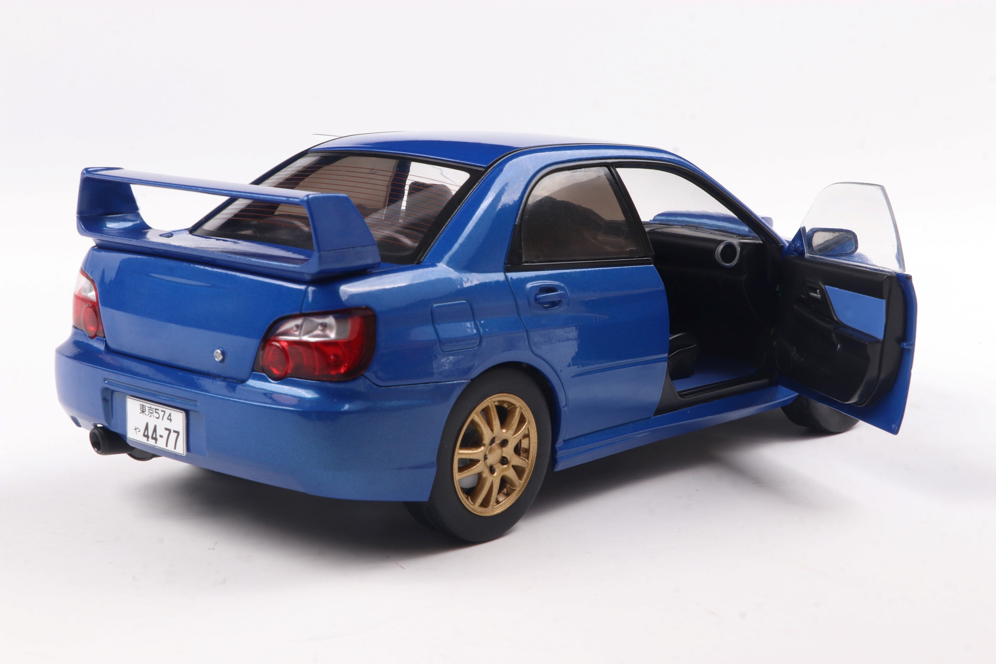 SOLIDO 1812301 MINIATURE SUBARU IMPREZA WRX STI SONIC BLUE 2003 1/18