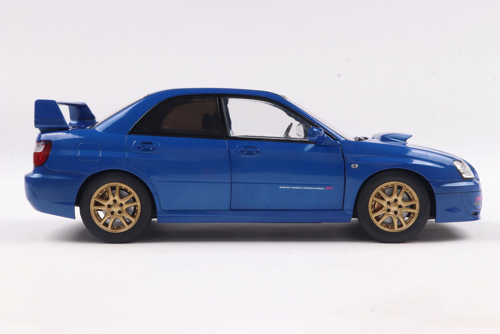 SOLIDO 1812301 MINIATURE SUBARU IMPREZA WRX STI SONIC BLUE 2003 1/18