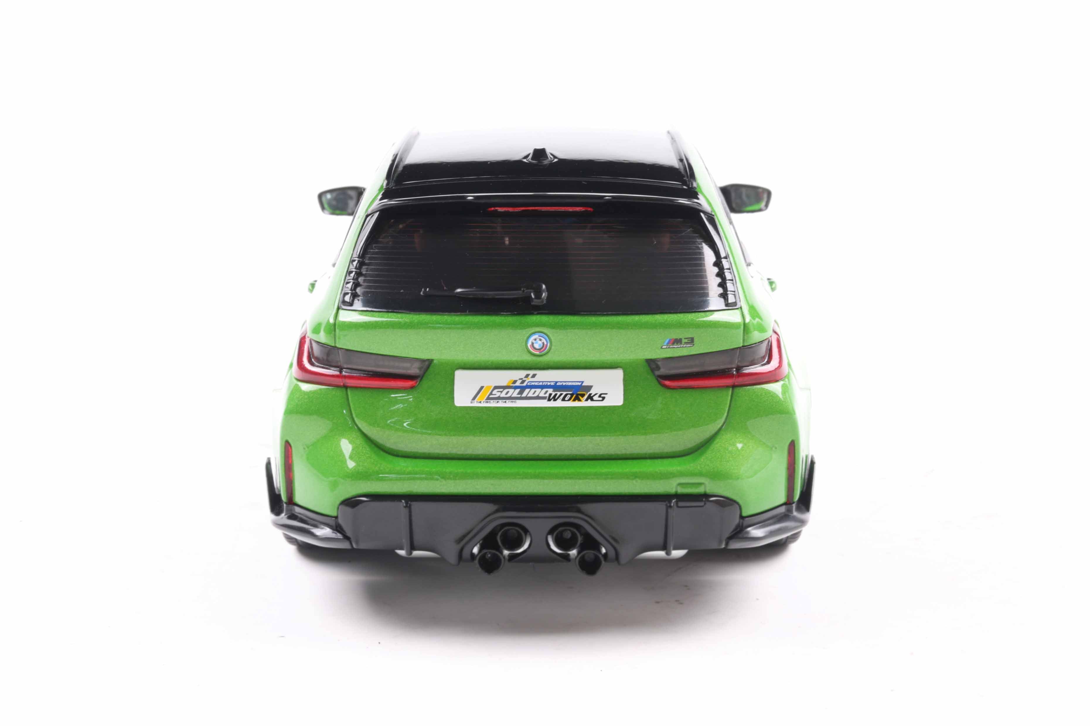 SOLIDO 1813703 MINIATURE BMW M3 TOURING WITH PERFORMANCE PARTS
GREEN METALLIC 2024 1/18