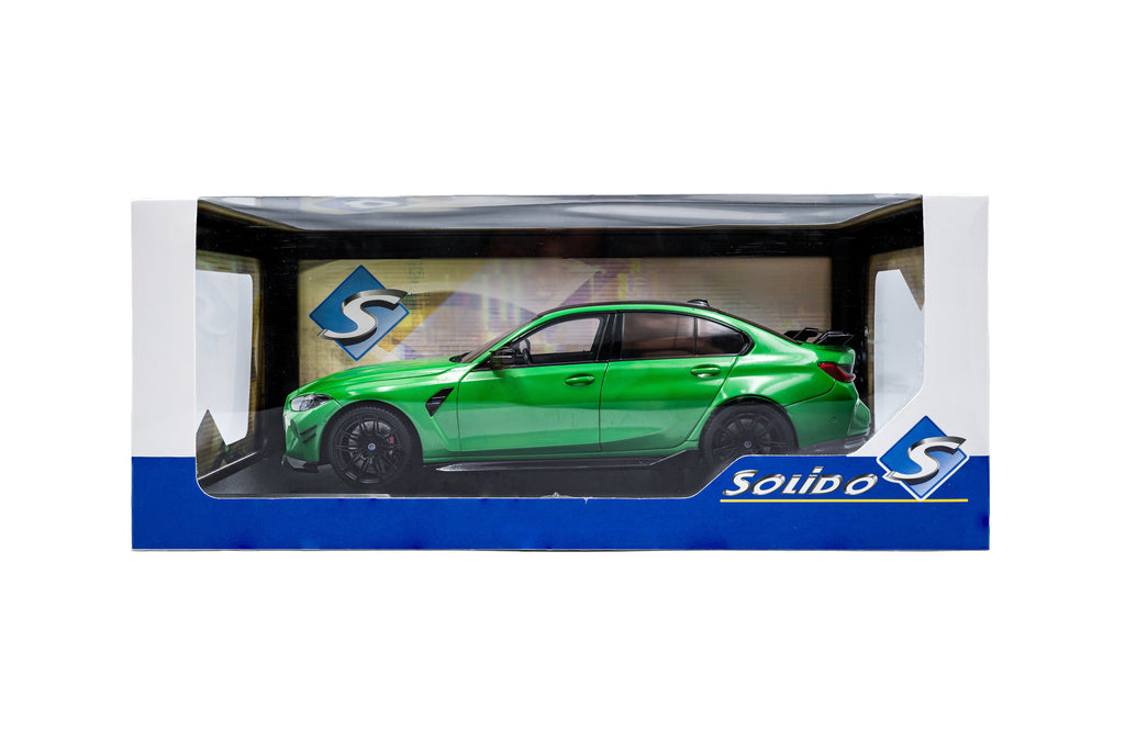 SOLIDO 1814302 MINIATURE BMW M3 PERFORMANCE PARTS SIGNAL GREEN UNI 1/18