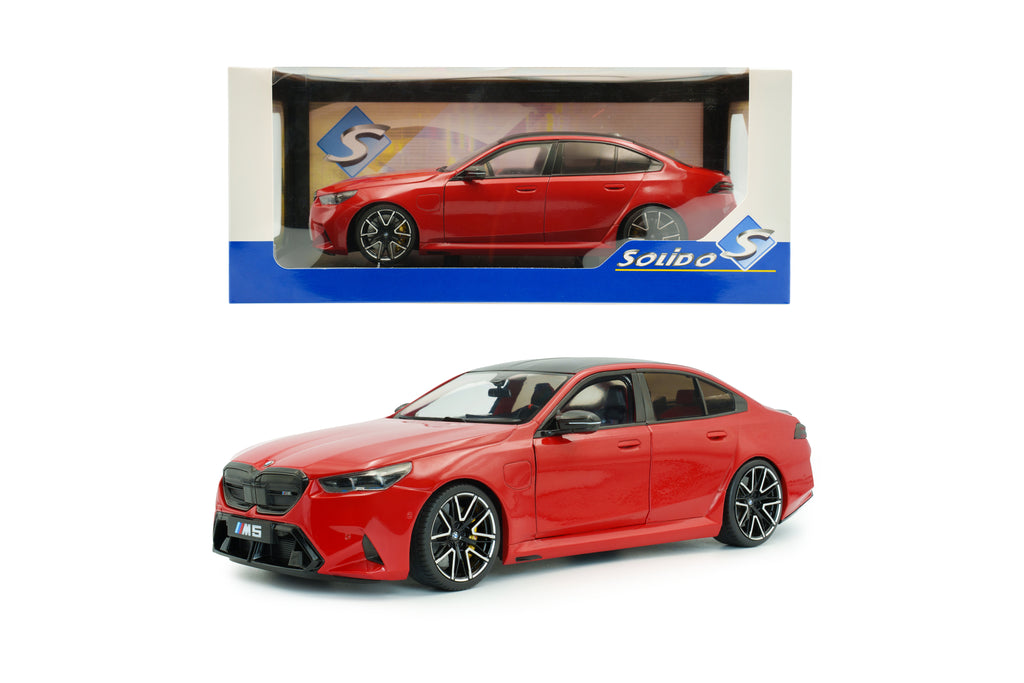 SOLIDO 1814702 MINIATURE BMW M5 FIRE RED 2025 1/18