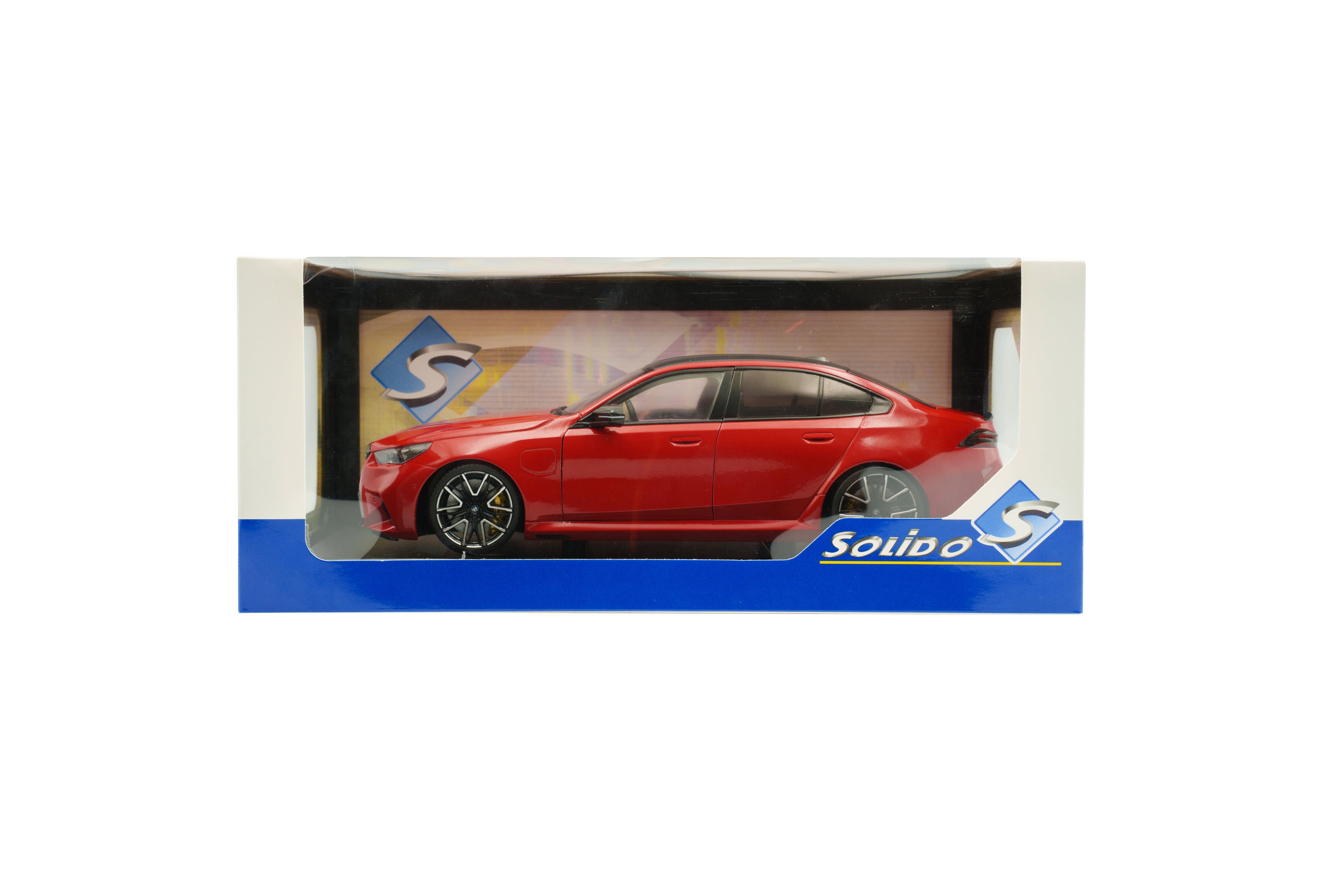 SOLIDO 1814702 MINIATURE BMW M5 FIRE RED 2025 1/18