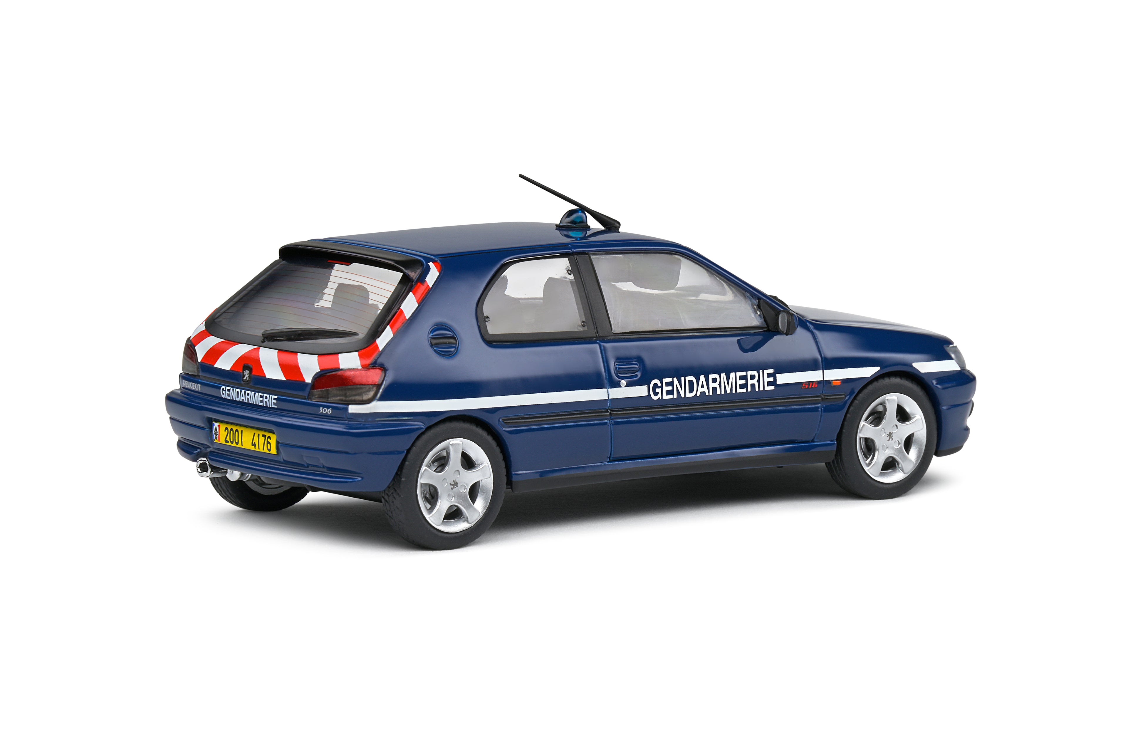 SOLIDO 4311407 MINITATURE PEUGEOT 306 S16 GENDARMERIE BLUE 1998 1/43