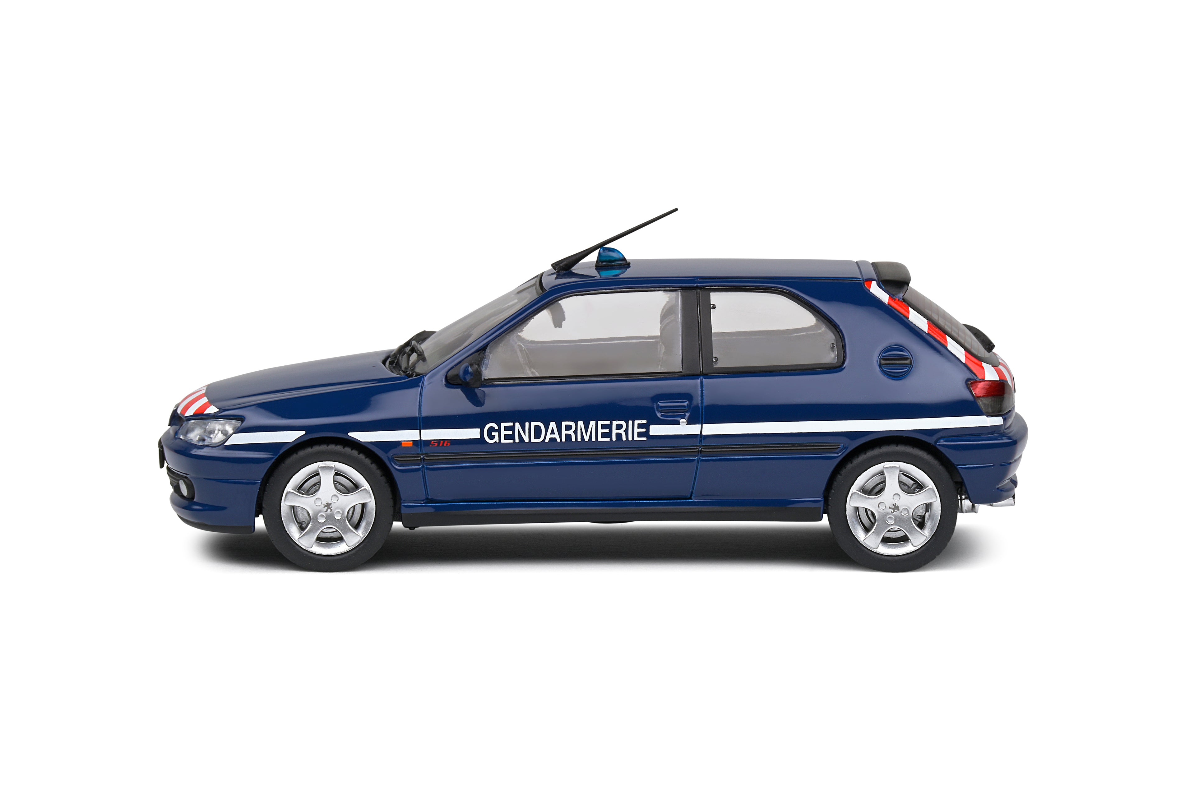 SOLIDO 4311407 MINITATURE PEUGEOT 306 S16 GENDARMERIE BLUE 1998 1/43