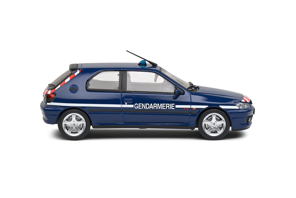 SOLIDO 4311407 MINITATURE PEUGEOT 306 S16 GENDARMERIE BLUE 1998 1/43