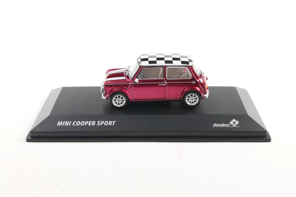 SOLIDO 4316604 MINIATURE MINI COOPER SPORT PURPLE 1997 1/43
