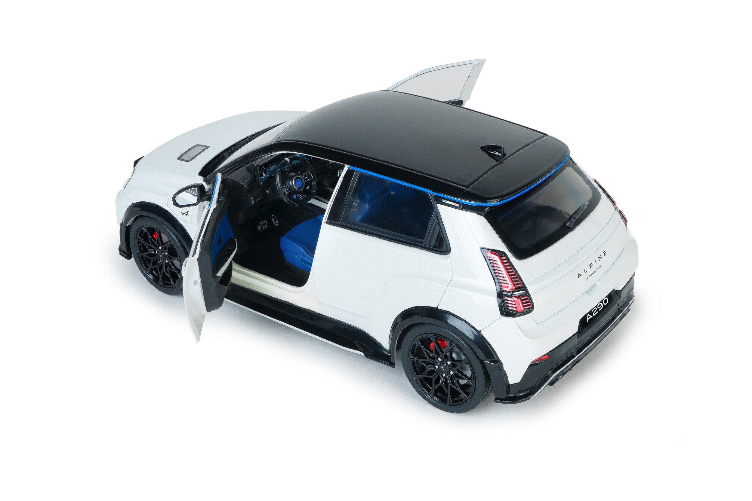 SOLIDO 1812604 MINIATURE ALPINE A290 GTS WHITE 2024 1/18