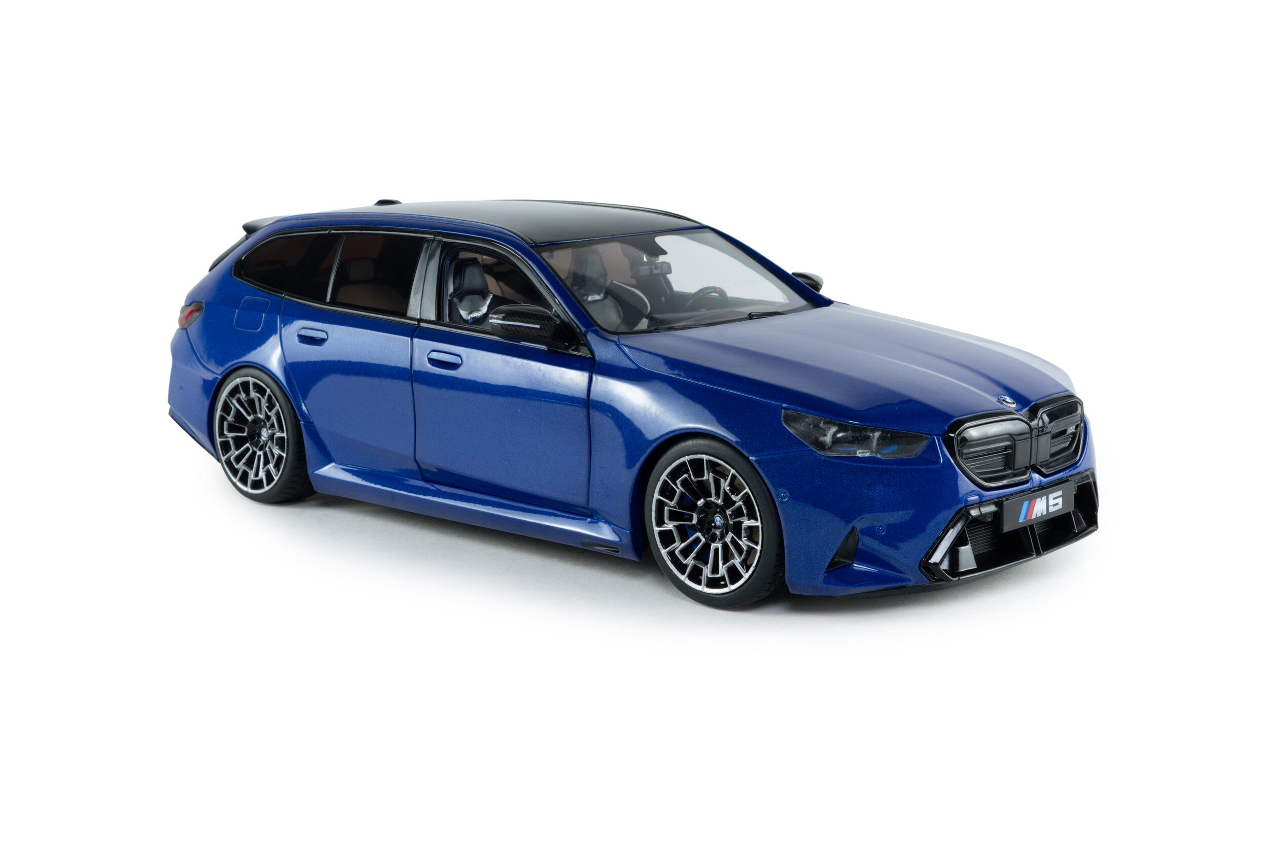 SOLIDO 1814801 MINIATURE BMW M5 TOURING M MARINA BAY BLUE METALLIC 2024 1/18