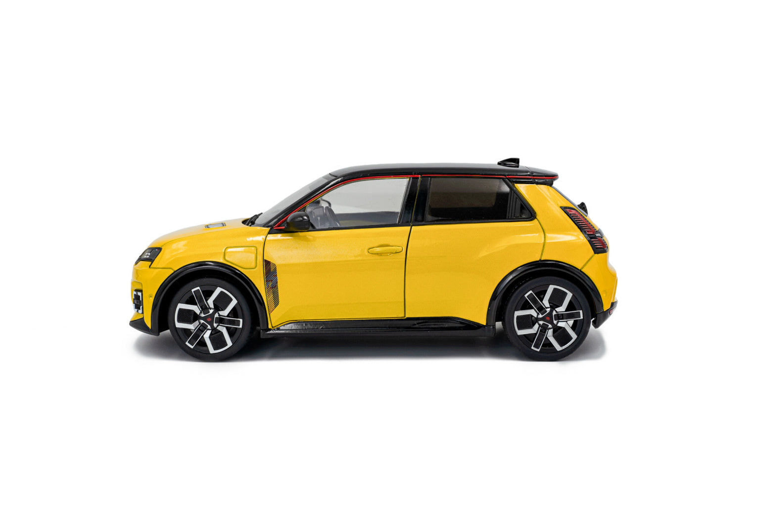 SOLIDO 1812602 MINIATURE RENAULT 5 E-TECH JAUNE POP 2024 1/18