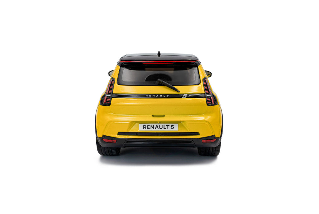 SOLIDO 1812602 MINIATURE RENAULT 5 E-TECH JAUNE POP 2024 1/18