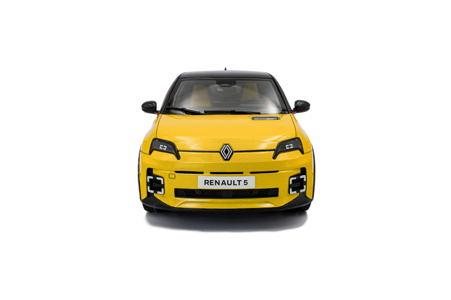 SOLIDO 1812602 MINIATURE RENAULT 5 E-TECH JAUNE POP 2024 1/18