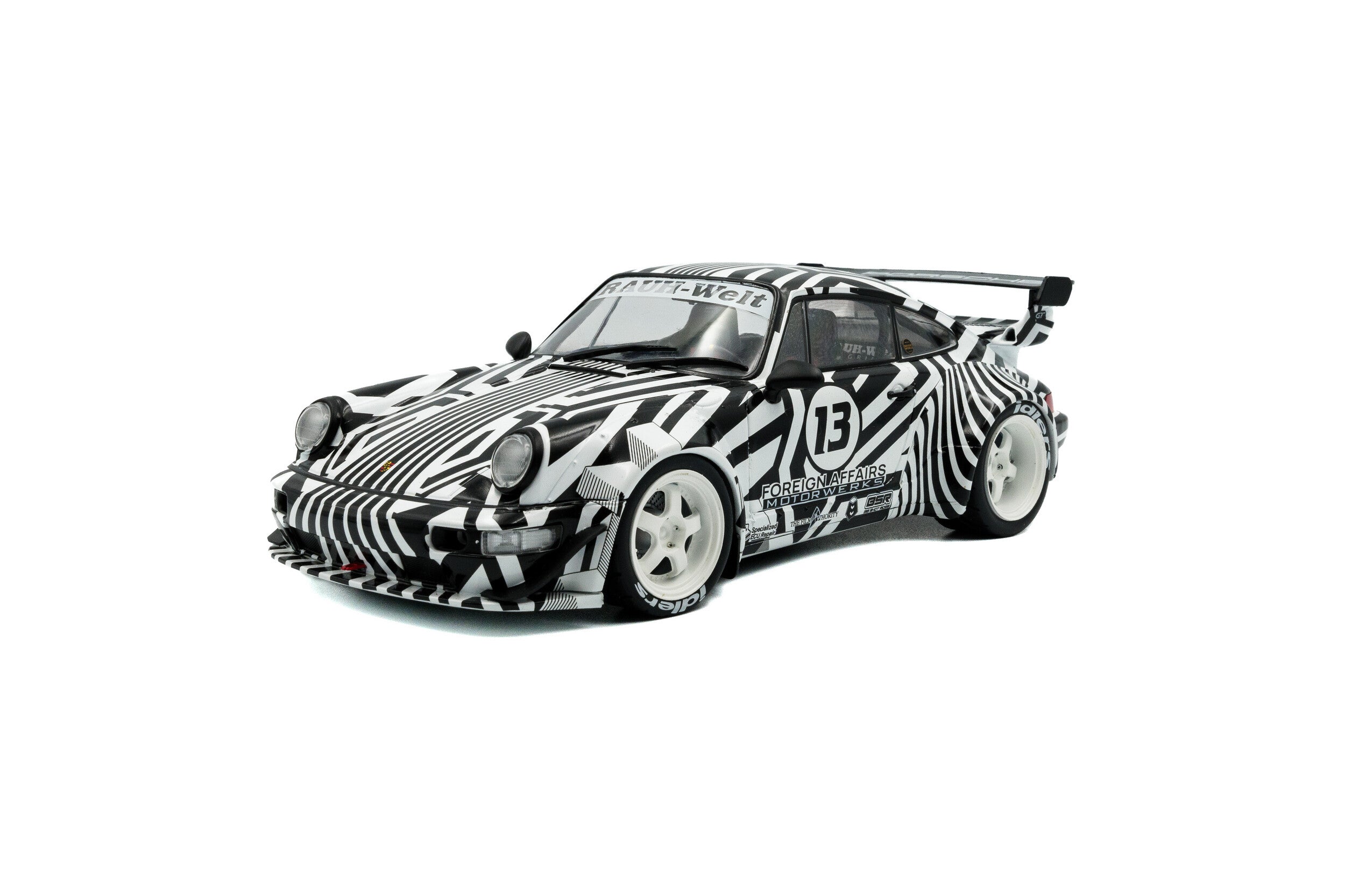 SOLIDO 1807513 MINIATURE RWB BODYKIT "THE ZEBRA" CAMOUFLAGE 2022 1/18
