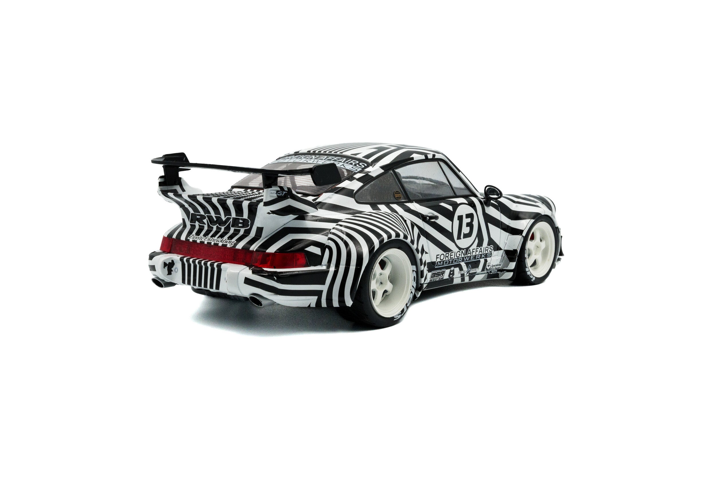 SOLIDO 1807513 MINIATURE RWB BODYKIT "THE ZEBRA" CAMOUFLAGE 2022 1/18