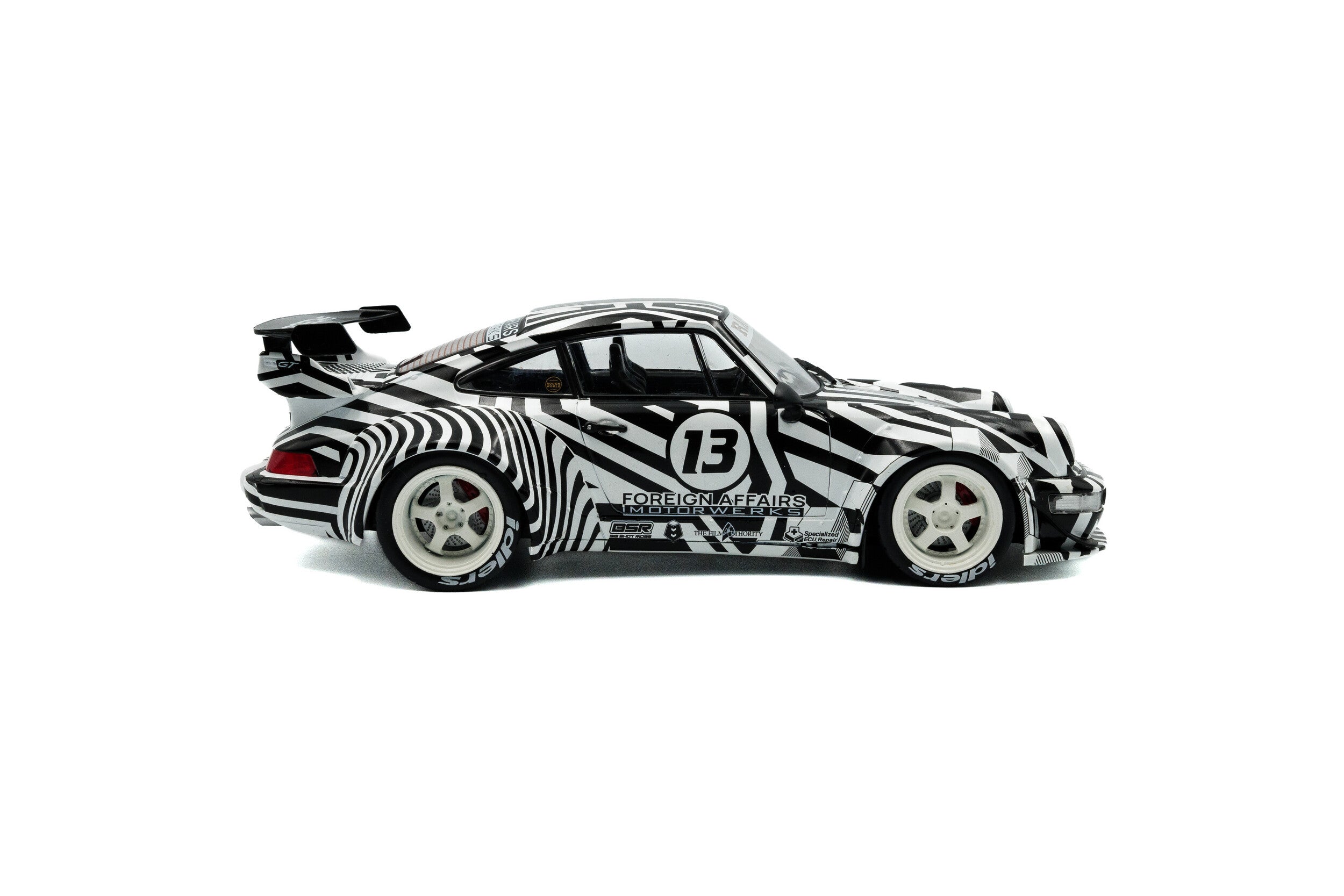 SOLIDO 1807513 MINIATURE RWB BODYKIT "THE ZEBRA" CAMOUFLAGE 2022 1/18