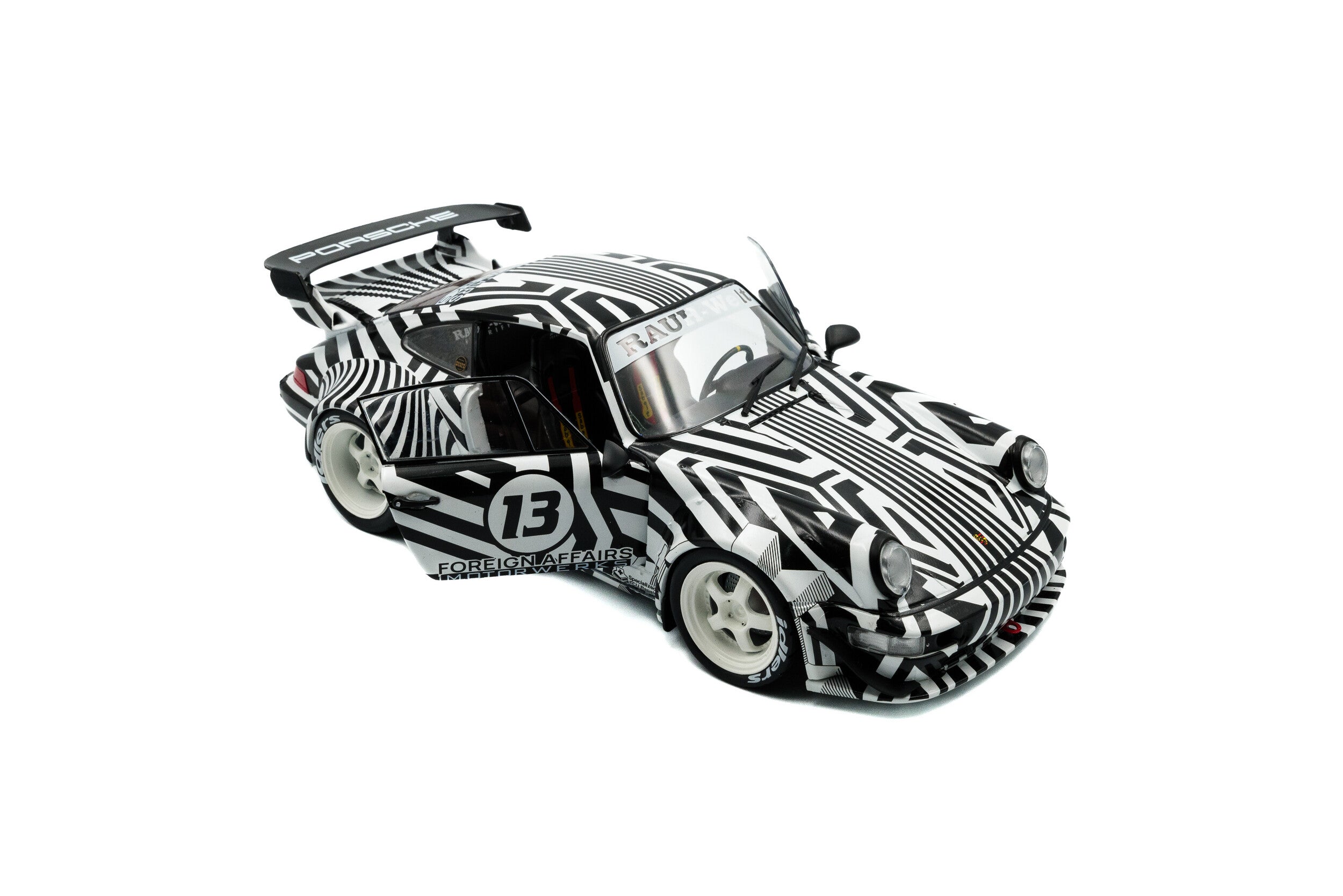 SOLIDO 1807513 MINIATURE RWB BODYKIT "THE ZEBRA" CAMOUFLAGE 2022 1/18