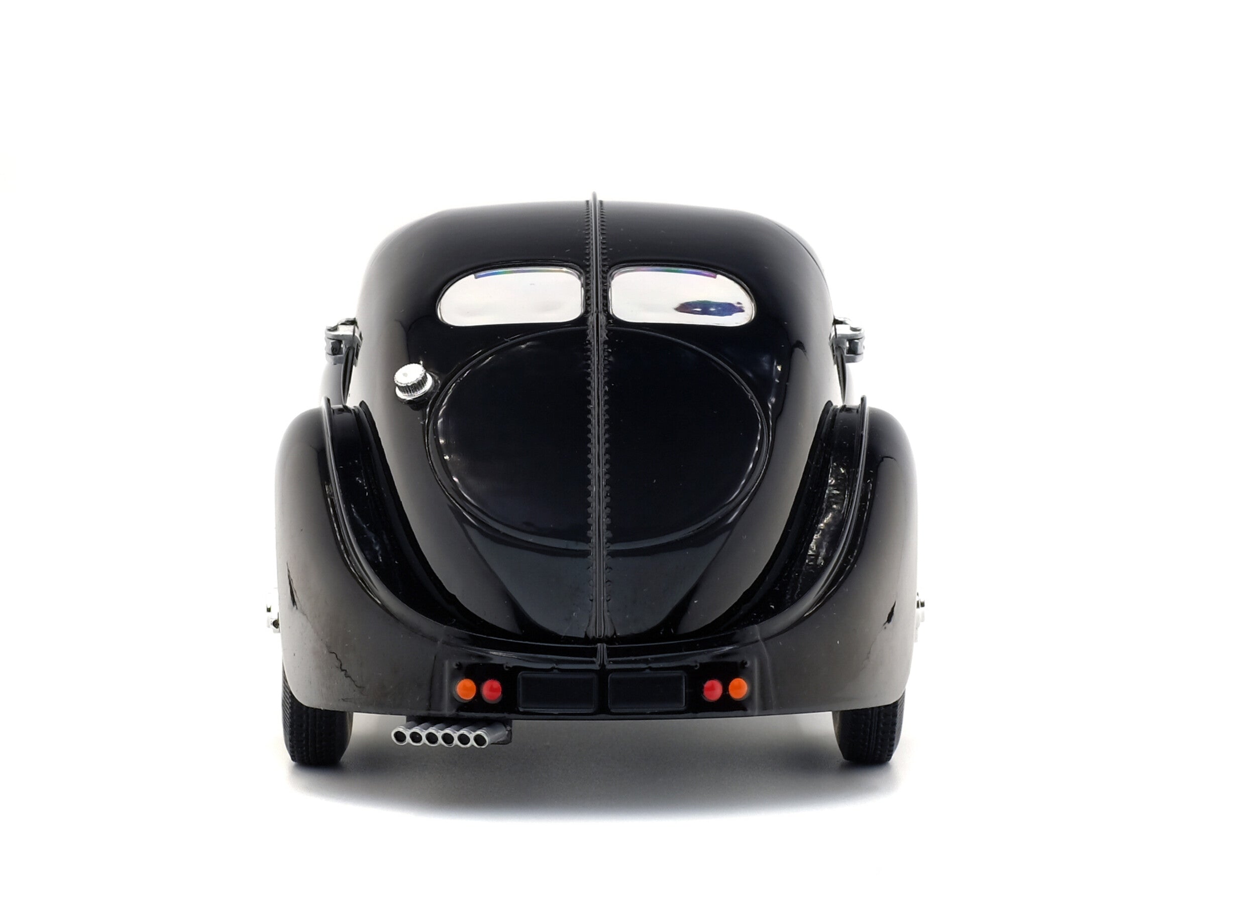 SOLIDO 1802101 MINIATURE BUGATTI ATLANTIC TYPE 57 SC BLACK 1937 1/18