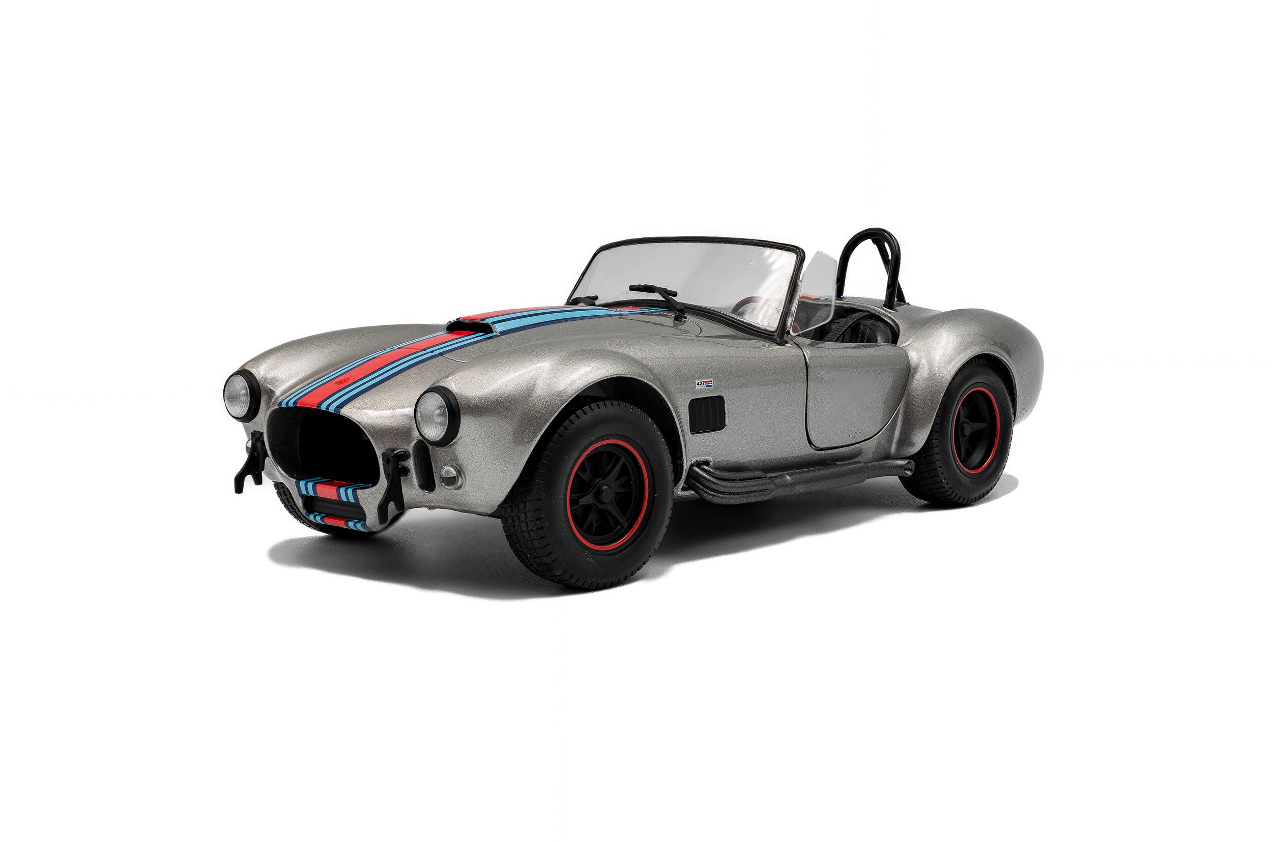 SOLIDO 1804913 MINIATURE SHELBY COBRA 427 MKII SOLIDO DO WORKS M RACING
SILVER 1965 1/18