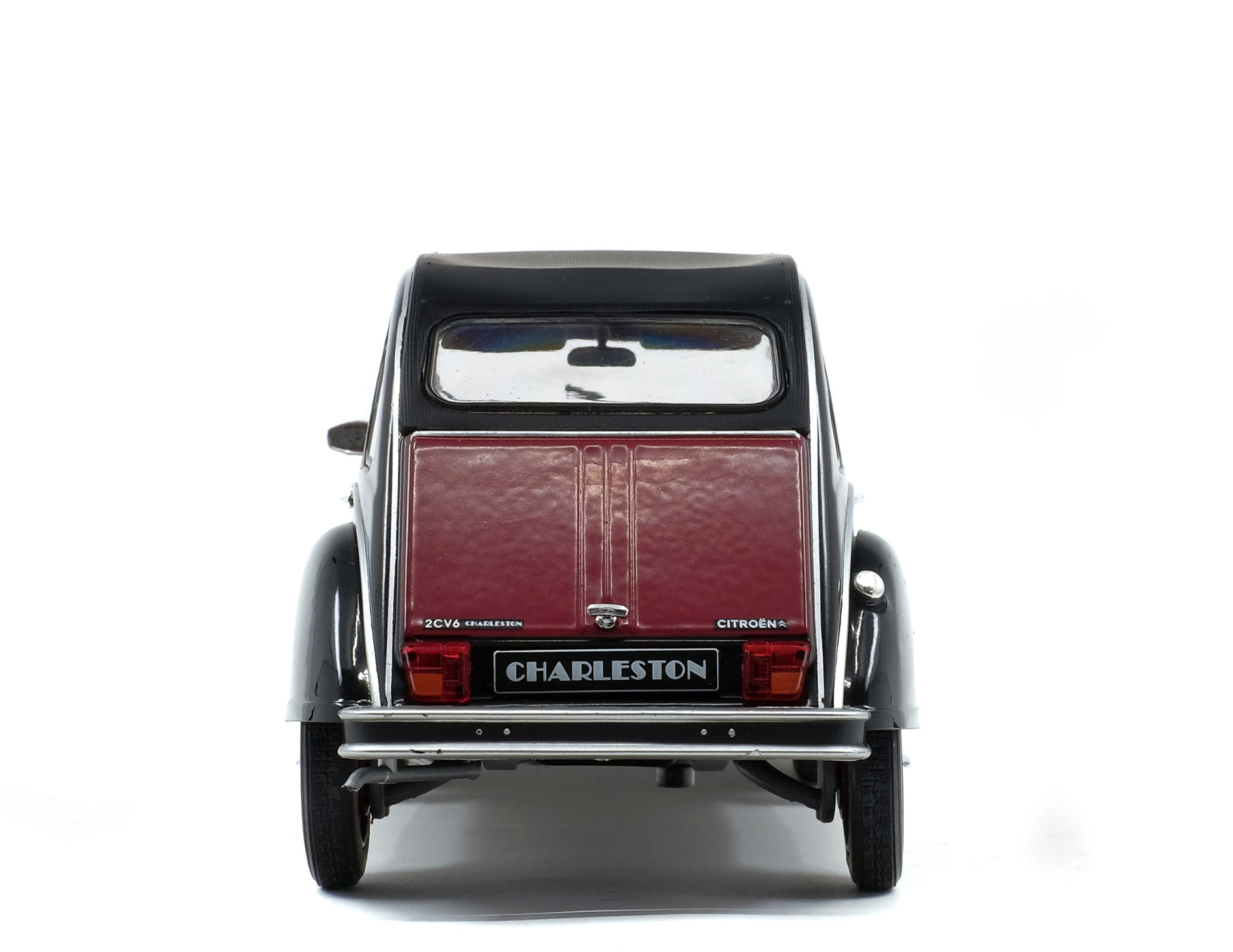 SOLIDO 1805013 MINIATURE CITROËN 2CV6 CHARLESTON ROUGE DELAGE|NOIR
1982 1/18