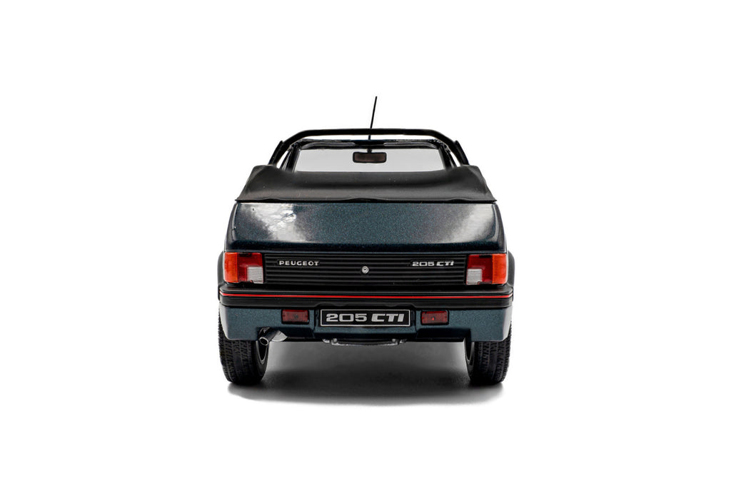 SOLIDO 1806204 MINIATURE PEUGEOT 205 CTI GREEN 1986 1/18