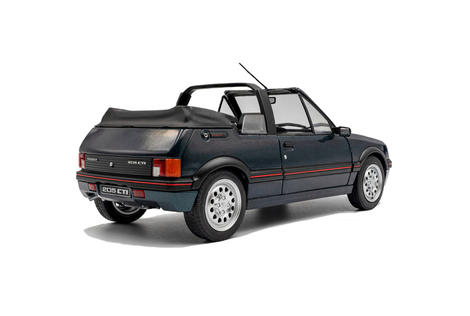 SOLIDO 1806204 MINIATURE PEUGEOT 205 CTI GREEN 1986 1/18