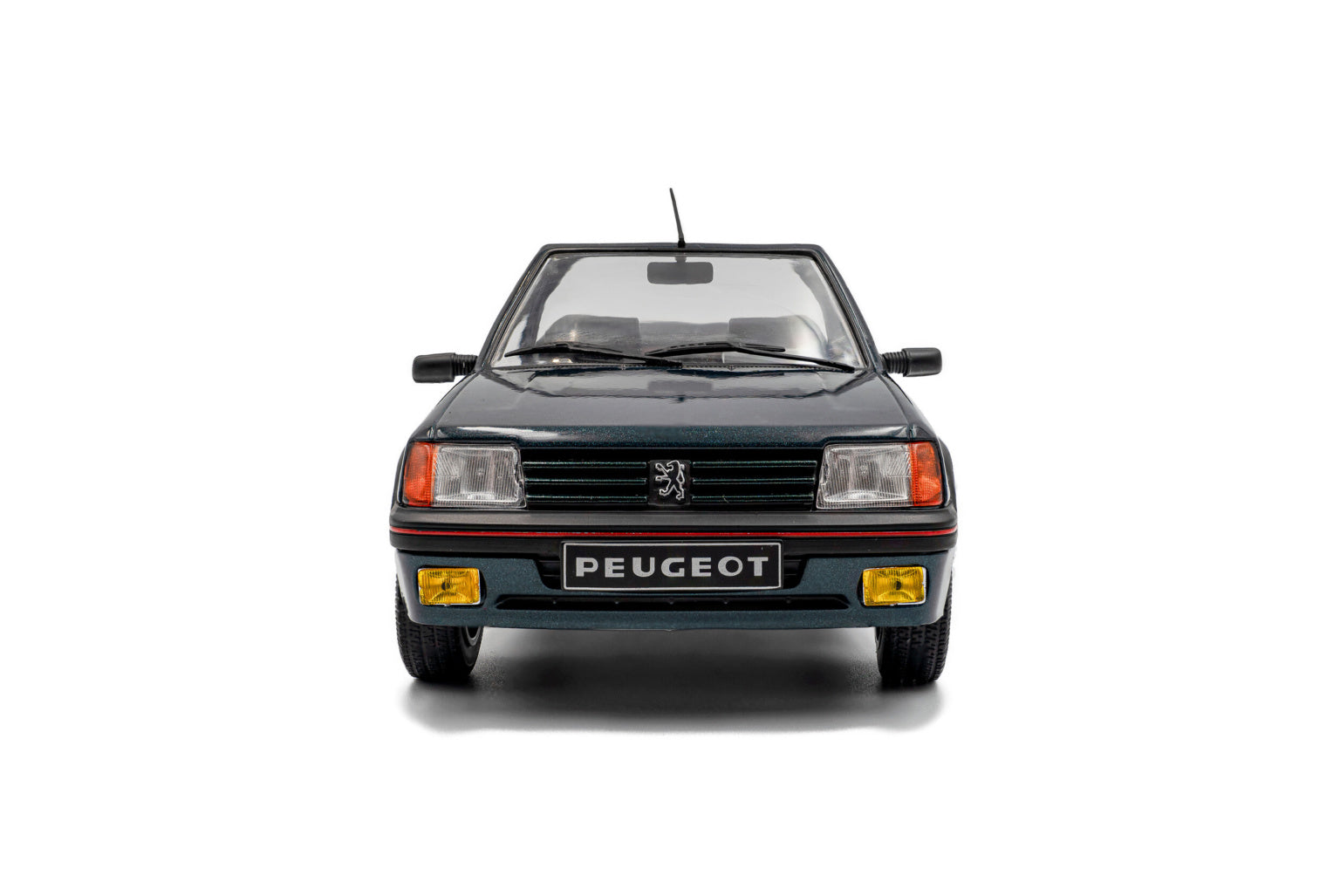 SOLIDO 1806204 MINIATURE PEUGEOT 205 CTI GREEN 1986 1/18