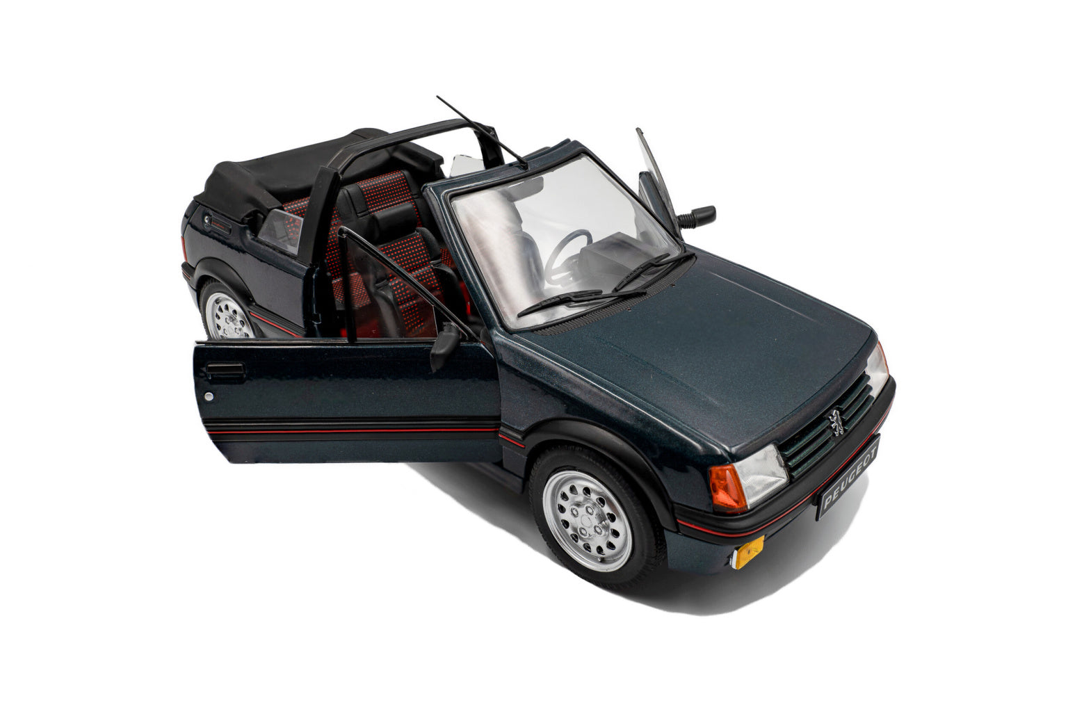SOLIDO 1806204 MINIATURE PEUGEOT 205 CTI GREEN 1986 1/18