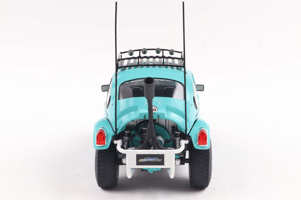 SOLIDO 1809604 MINIATURE VOLKSWAGEN BEETLE ALL ROAD MIAMI GREEN 1976 1/18