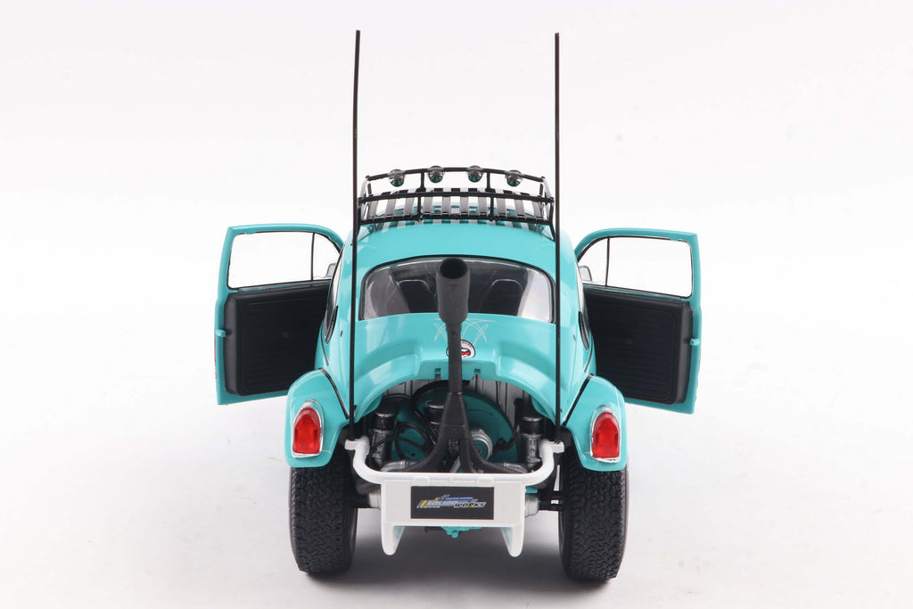 SOLIDO 1809604 MINIATURE VOLKSWAGEN BEETLE ALL ROAD MIAMI GREEN 1976 1/18
