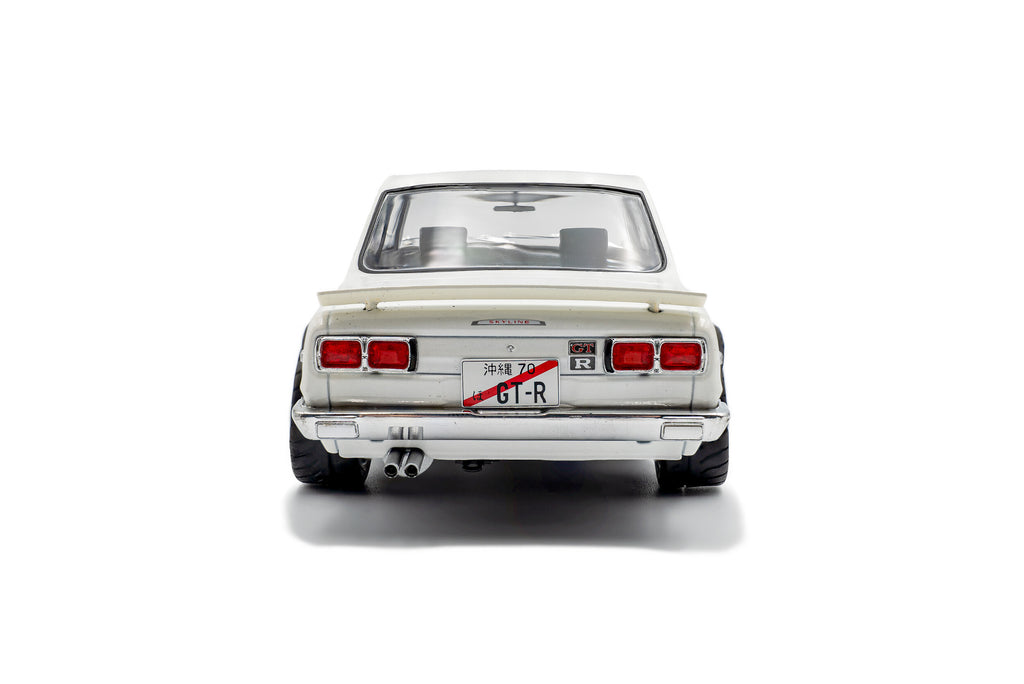 SOLIDO 1813001 MINIATURE NISSAN SKYLINE (C10) HAKOSUKA SOLIDO DO WORKS
PEARL WHITE 1970 1/18