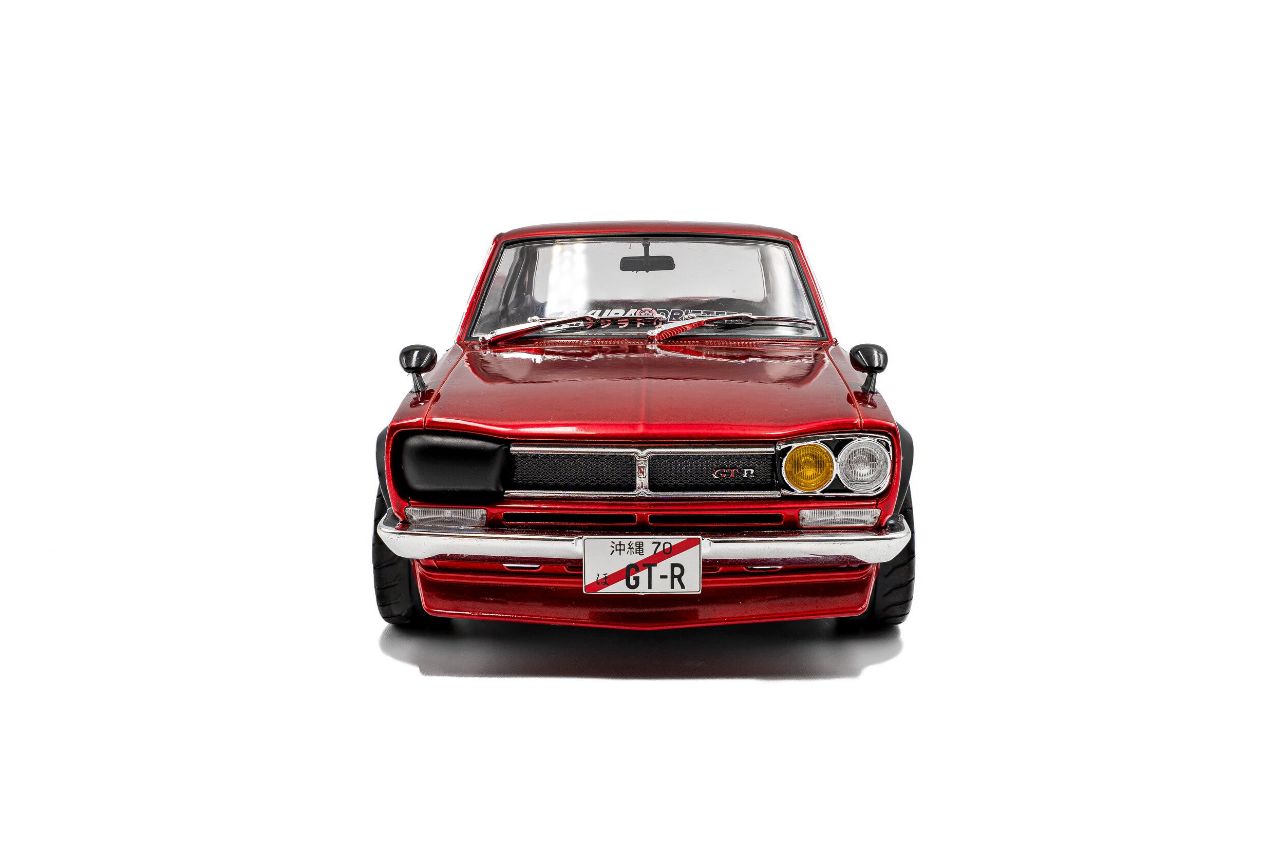 SOLIDO 1813002 MINIATURE NISSAN SKYLINE (C10) HAKOSUKA SOLIDO DO WORKS
RED METALLIC 1970 1/18