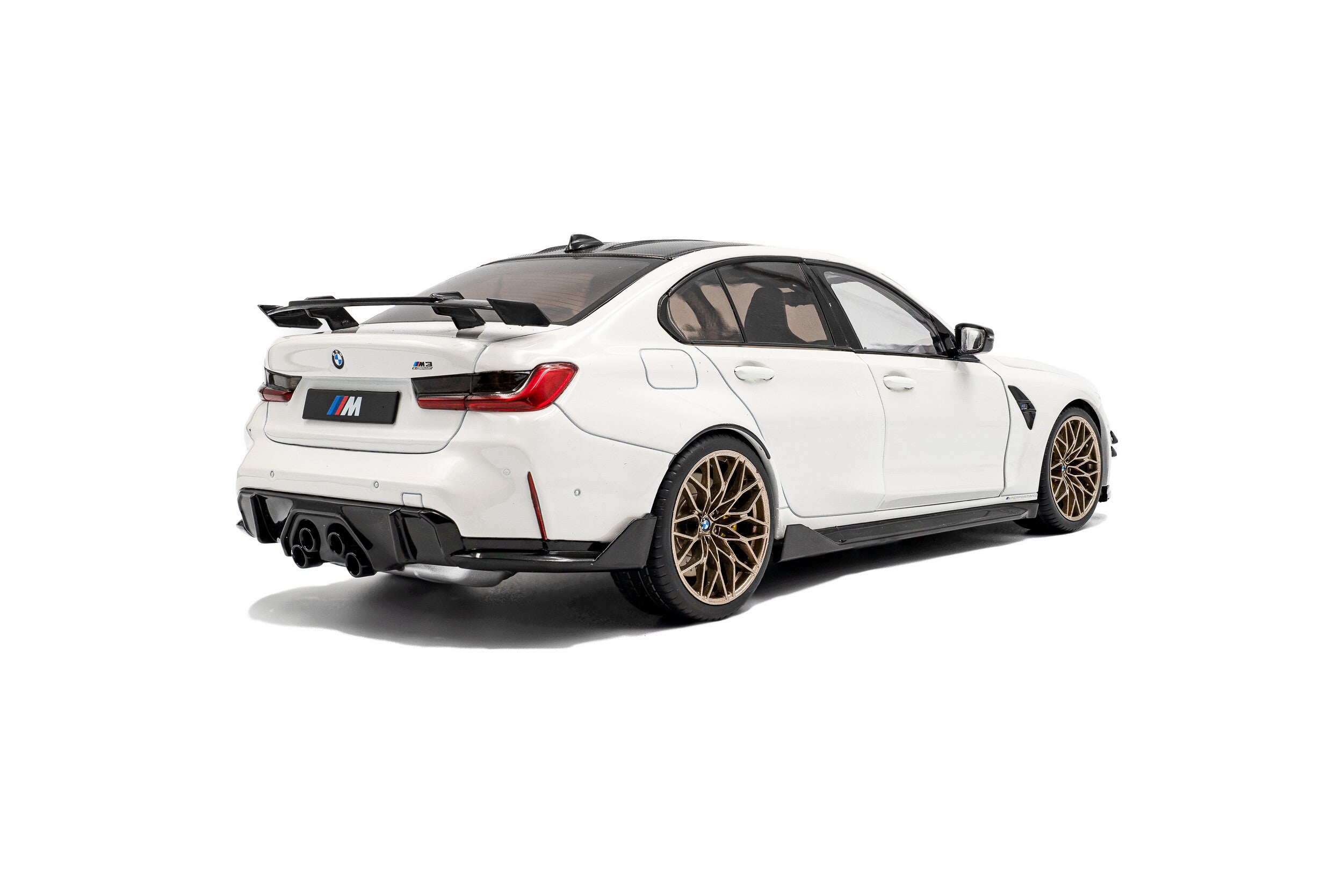 SOLIDO 1814301 MINIATURE BMW M3 PERFORMANCE PARTS ALPINEWEISS UNI 1/18