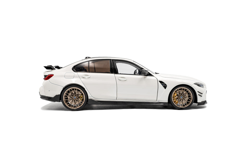 SOLIDO 1814301 MINIATURE BMW M3 PERFORMANCE PARTS ALPINEWEISS UNI 1/18