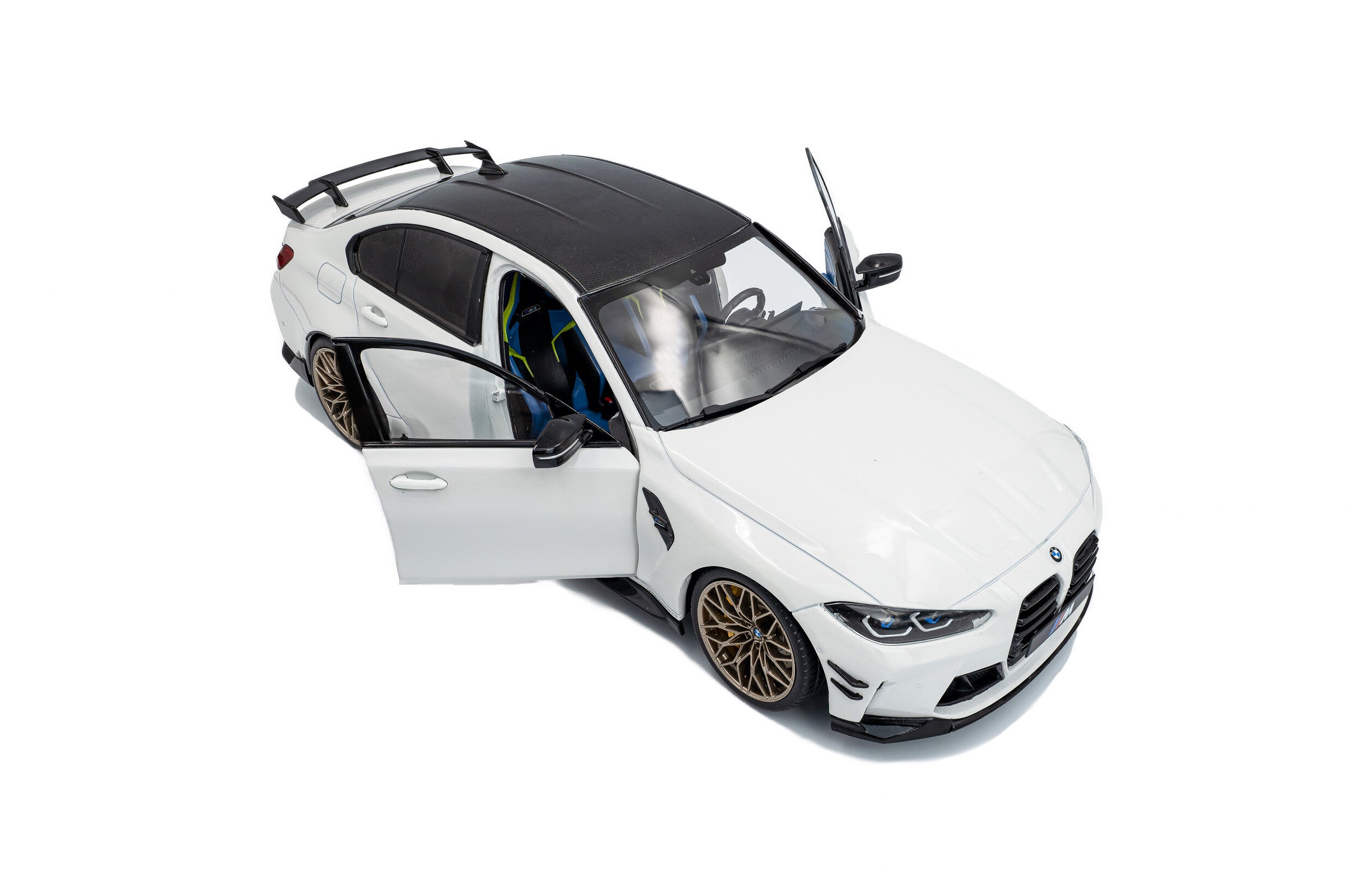 SOLIDO 1814301 MINIATURE BMW M3 PERFORMANCE PARTS ALPINEWEISS UNI 1/18