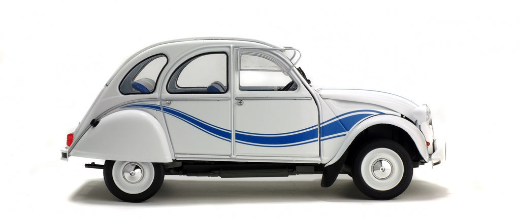 SOLIDO 1850011 MINIATURE CITROËN 2CV 6 FRANCE 3 BLANC MEIJE 1983 1/18