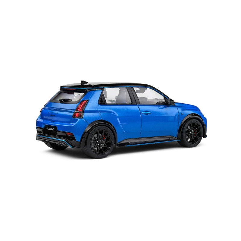SOLIDO 1812601 MINIATURE ALPINE A290 GTS BLEU ALPINE 2024 1/18