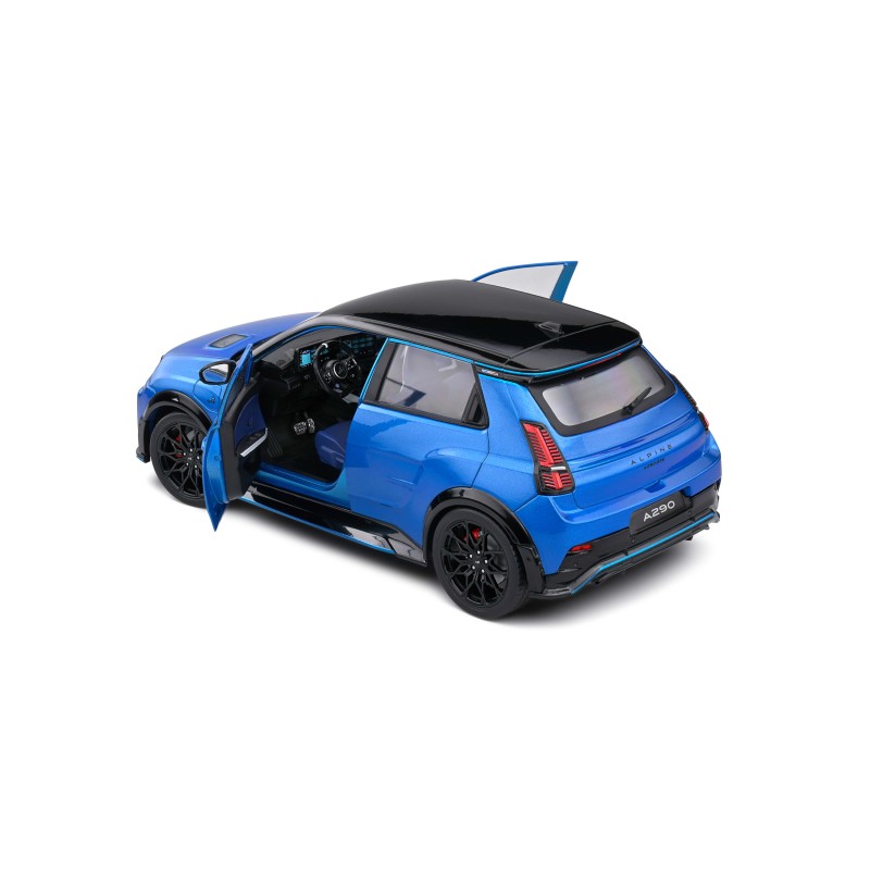 SOLIDO 1812601 MINIATURE ALPINE A290 GTS BLEU ALPINE 2024 1/18
