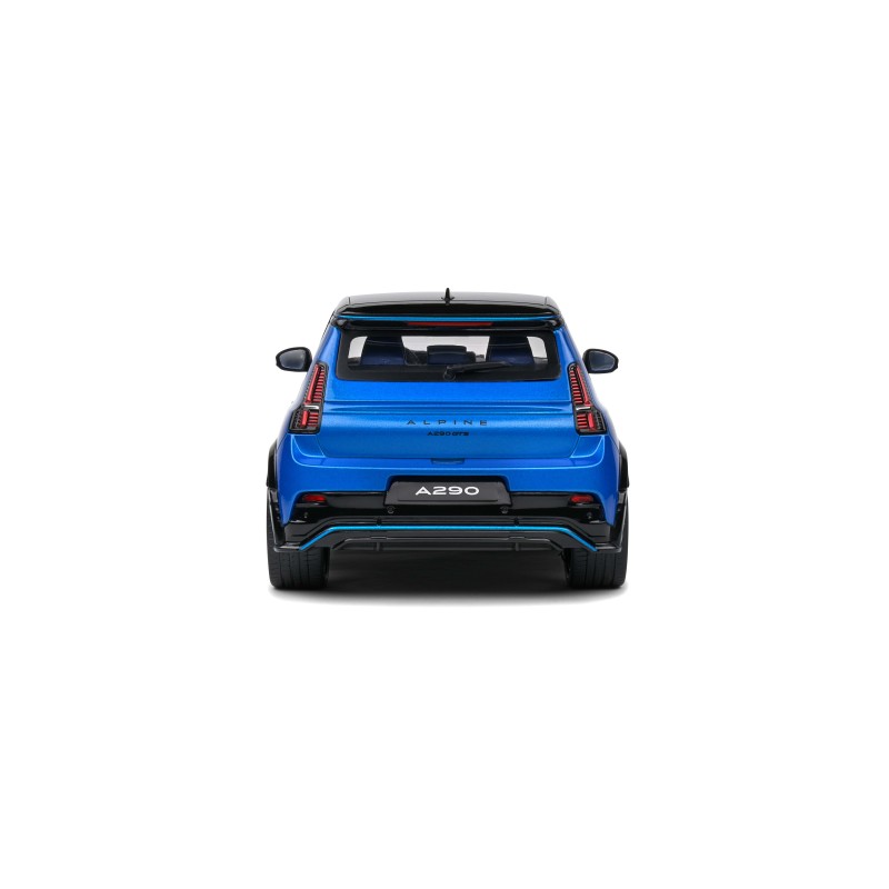 SOLIDO 1812601 MINIATURE ALPINE A290 GTS BLEU ALPINE 2024 1/18