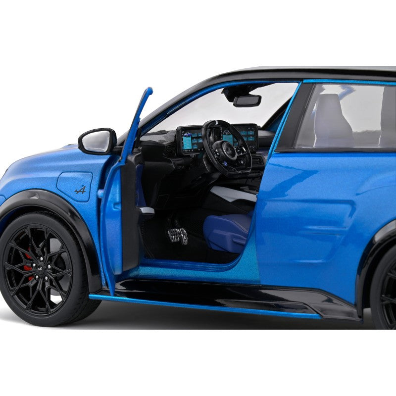 SOLIDO 1812601 MINIATURE ALPINE A290 GTS BLEU ALPINE 2024 1/18