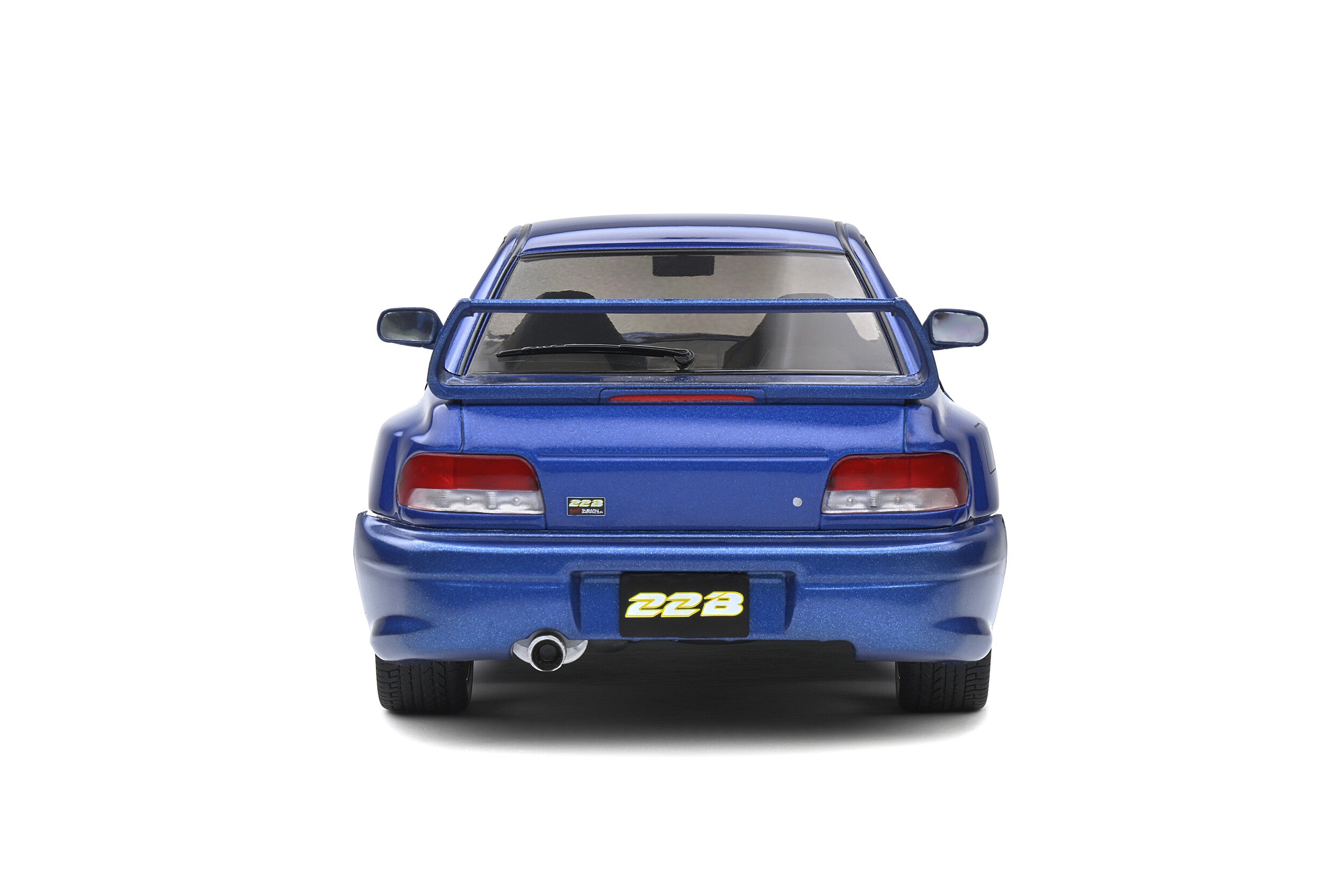 SOLIDO 1807401 MINIATURE SUBARU IMPREZA 22B SONIC BLUE 1998 1/18