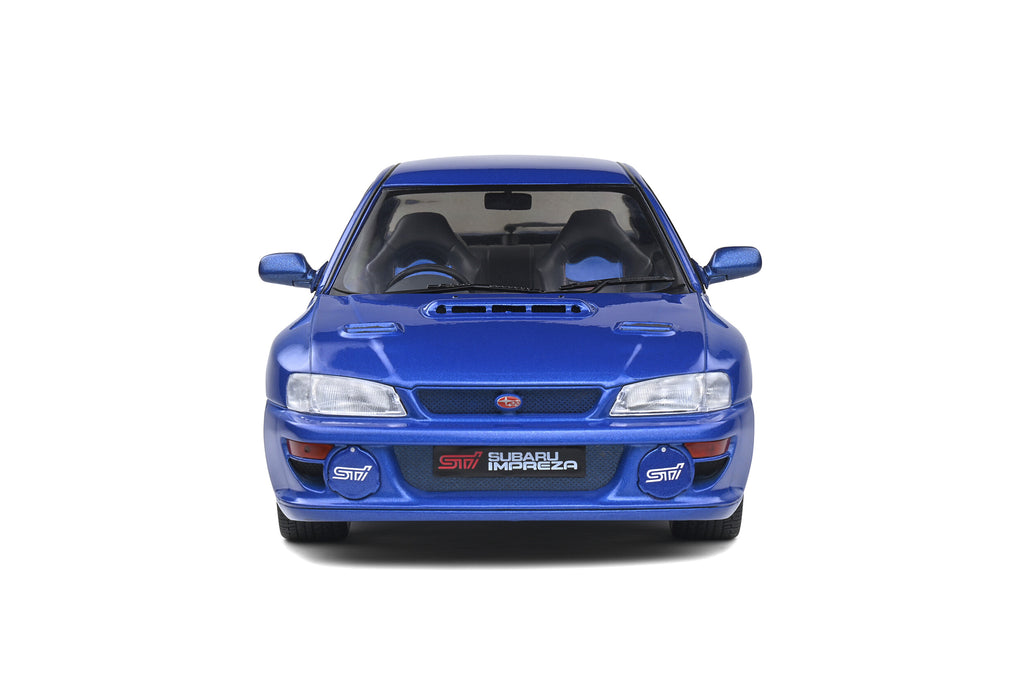 SOLIDO 1807401 MINIATURE SUBARU IMPREZA 22B SONIC BLUE 1998 1/18