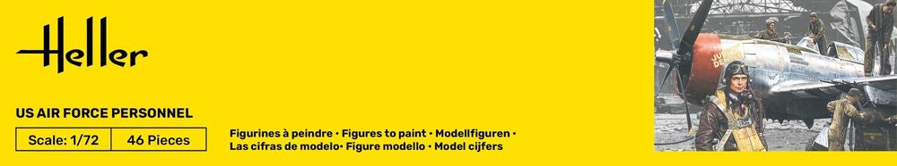 HELLER 49648 MAQUETTE US AIR FORCE PERSONAL 1/72