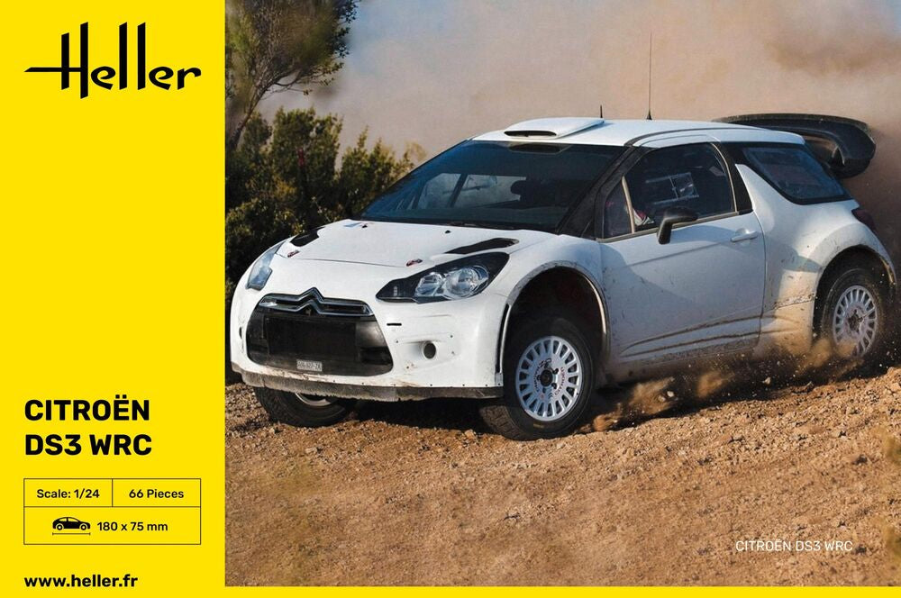 HELLER 80758 MAQUETTE CITROEN DS3 WRC 1/24