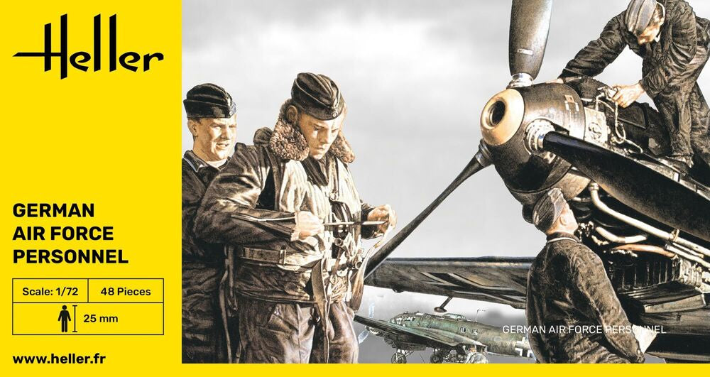 HELLER 49655 MAQUETTE DEUTSCHE LUFTWAFFE PERSONAL 1/72