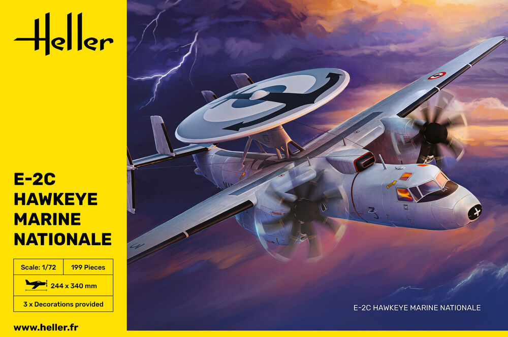 HELLER 82302 MAQUETTE E-2C HAWKEYE MARINE NATIONALE 1/72