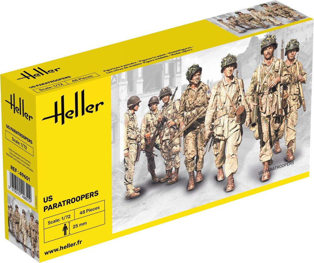 HELLER 49651 MAQUETTE US FALLSCHIRMJÄGER 1/72