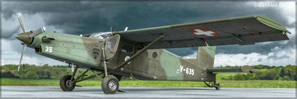 HELLER 30410 MAQUETTE PILATUS PC-6 B2/H2 TURBO PORTER 1/48