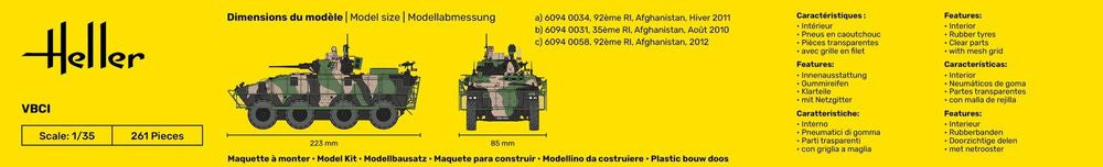 HELLER 81147 MAQUETTE VBCI 1/35
