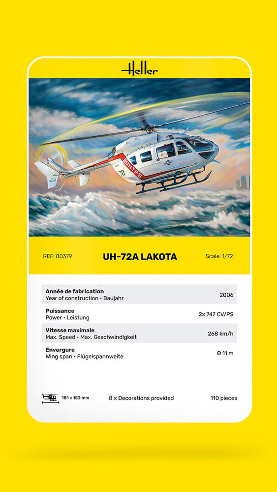 HELLER 80379 MAQUETTE UH-72A LAKOTA 1/72