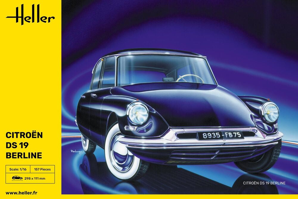 HELLER 80795 MAQUETTE CITROEN DS 19 1/16