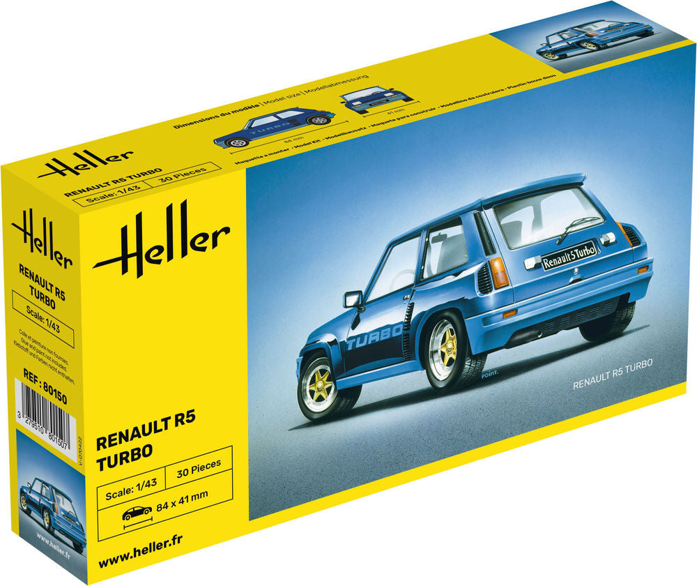 HELLER 80150 MAQUETTE RENAULT R5 TURBO 1/43